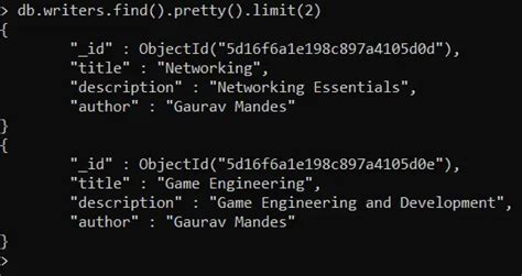 MongoDB limit find results .